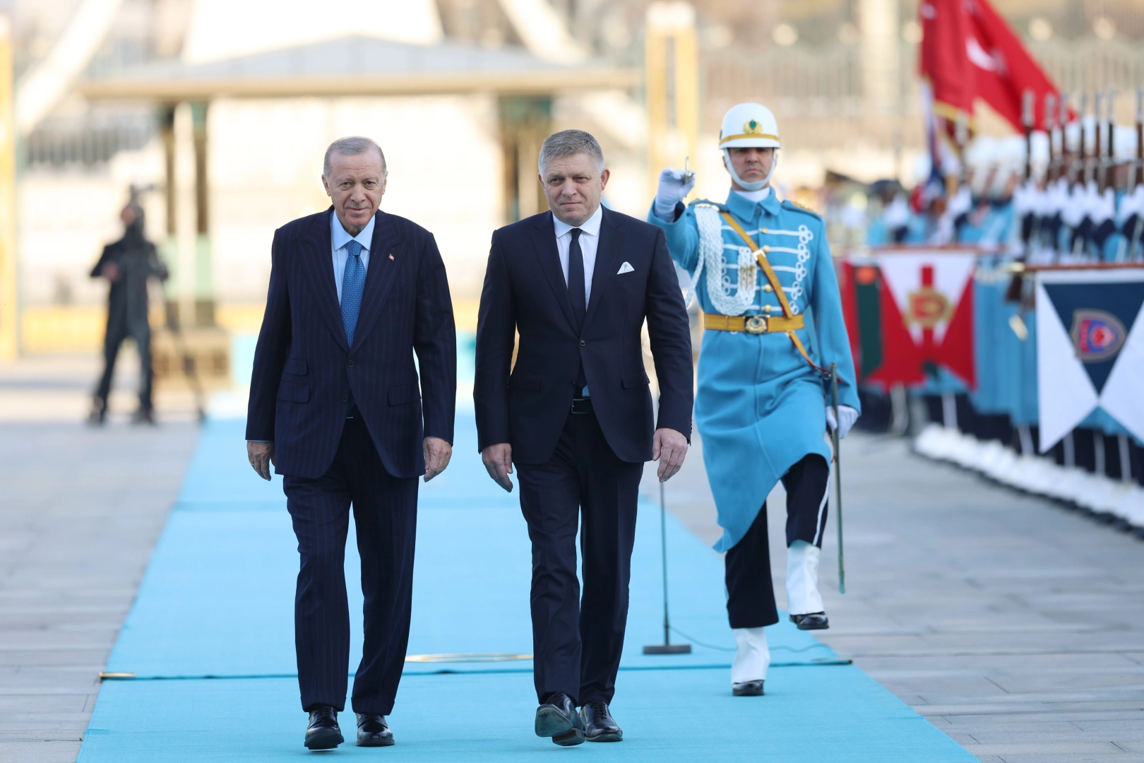 Slovakya Başbakanı Fico Ankara’da... Erdoğan: Önceliğimiz Suriye'nin istikrarı