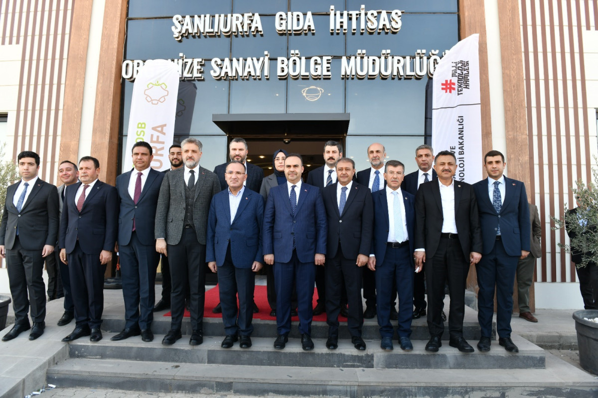 BAKAN KACIR, ŞANLIURFA GIDA OSB’NİN AÇILIŞINI GERÇEKLEŞTİRDİ