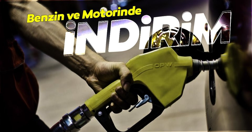 BENZİN VE MOTORİNDE İNDİRİM GELDİ 