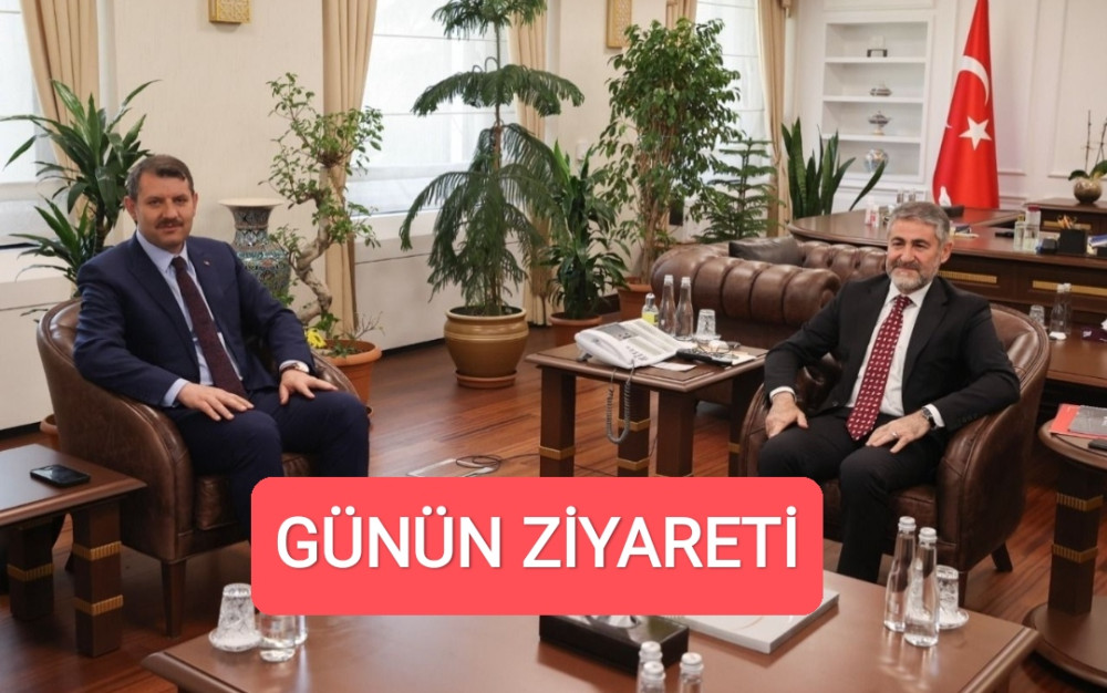 Şanlıurfa Valisi Ayhan Ankara'da Bakan Nebati'yi makamında ziyaret etti